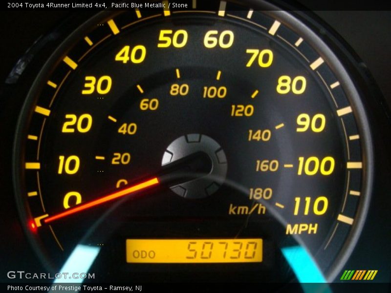 Pacific Blue Metallic / Stone 2004 Toyota 4Runner Limited 4x4