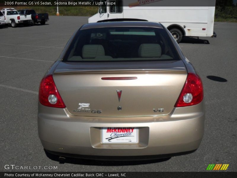Sedona Beige Metallic / Light Taupe 2006 Pontiac G6 V6 Sedan