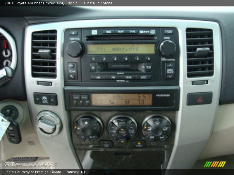 Pacific Blue Metallic / Stone 2004 Toyota 4Runner Limited 4x4