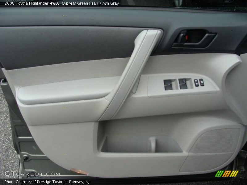 Cypress Green Pearl / Ash Gray 2008 Toyota Highlander 4WD