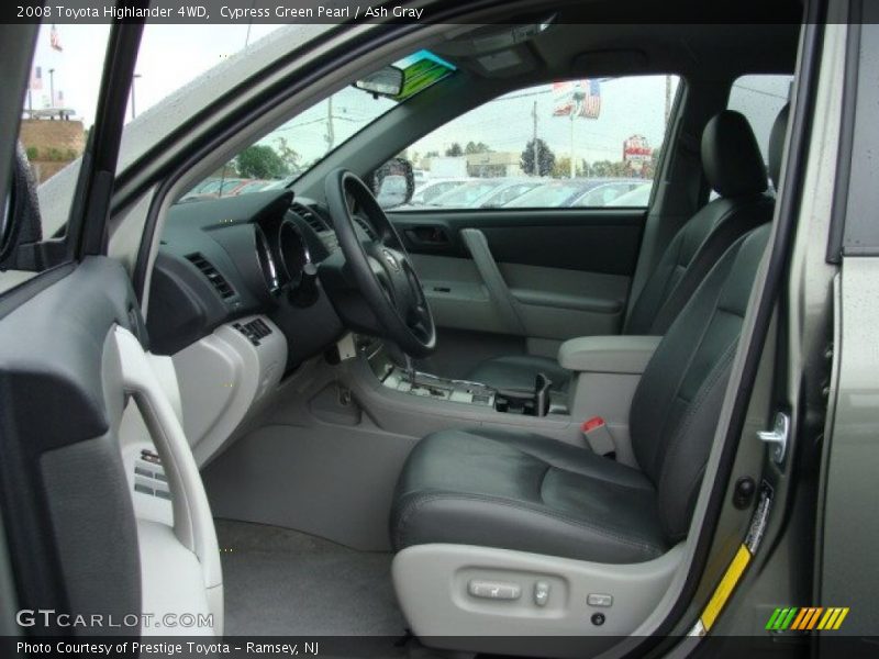Cypress Green Pearl / Ash Gray 2008 Toyota Highlander 4WD