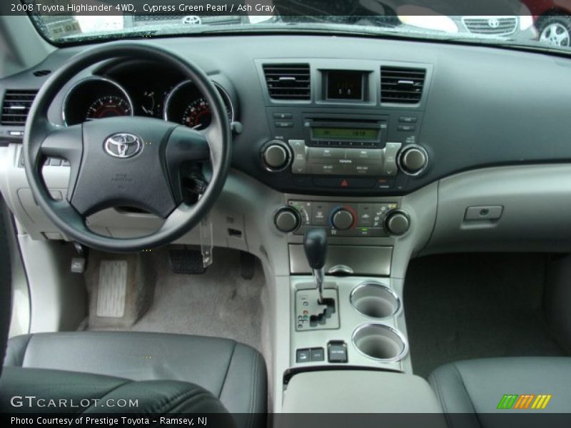 Cypress Green Pearl / Ash Gray 2008 Toyota Highlander 4WD