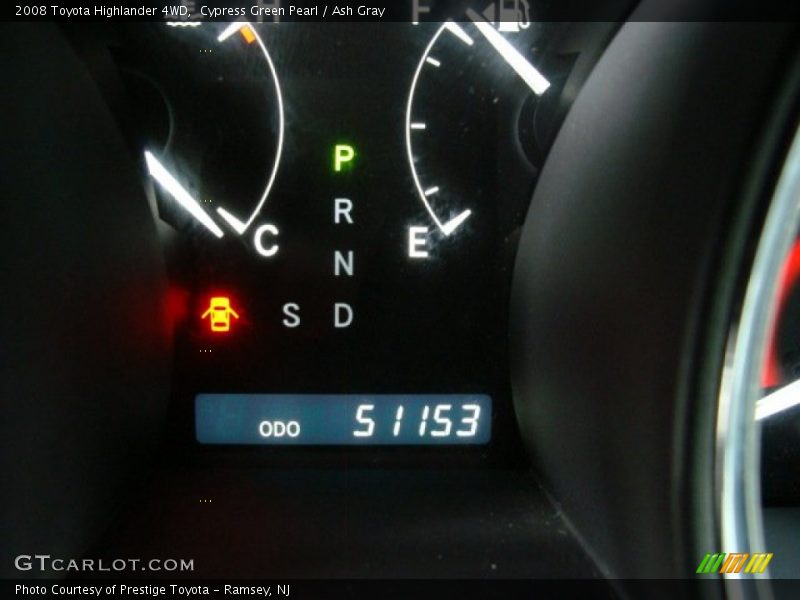 Cypress Green Pearl / Ash Gray 2008 Toyota Highlander 4WD