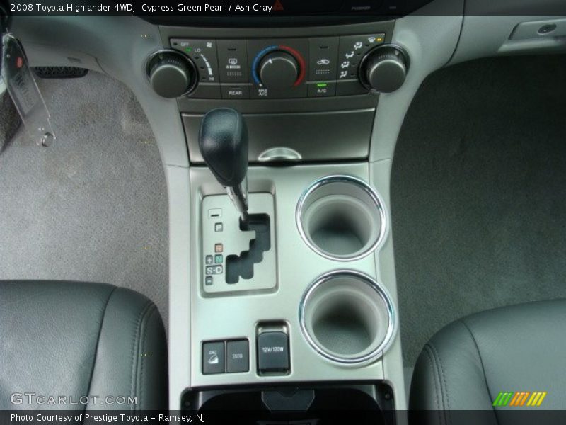 Cypress Green Pearl / Ash Gray 2008 Toyota Highlander 4WD