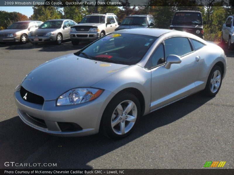 Quicksilver Pearl / Dark Charcoal 2009 Mitsubishi Eclipse GS Coupe