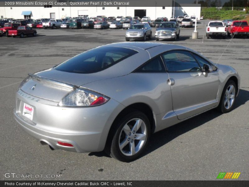 Quicksilver Pearl / Dark Charcoal 2009 Mitsubishi Eclipse GS Coupe