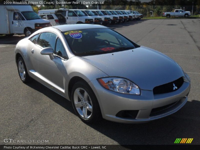 Quicksilver Pearl / Dark Charcoal 2009 Mitsubishi Eclipse GS Coupe