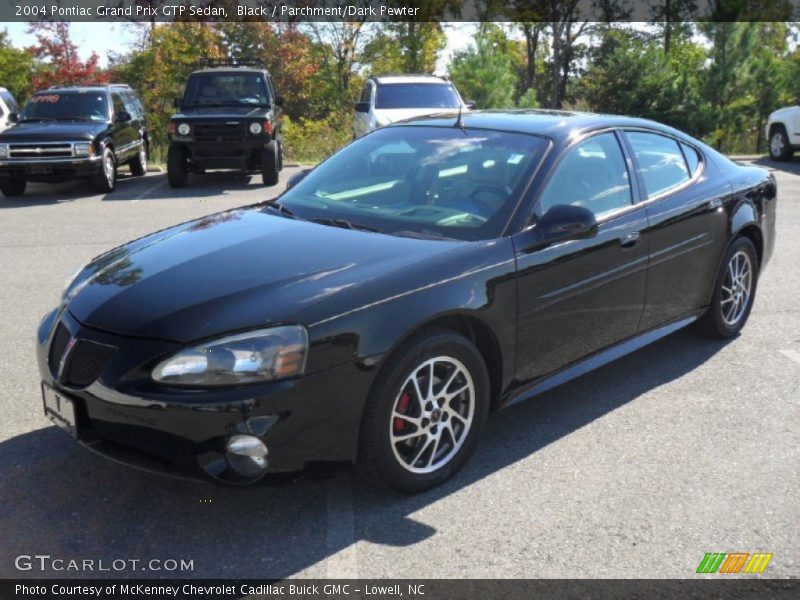 Black / Parchment/Dark Pewter 2004 Pontiac Grand Prix GTP Sedan