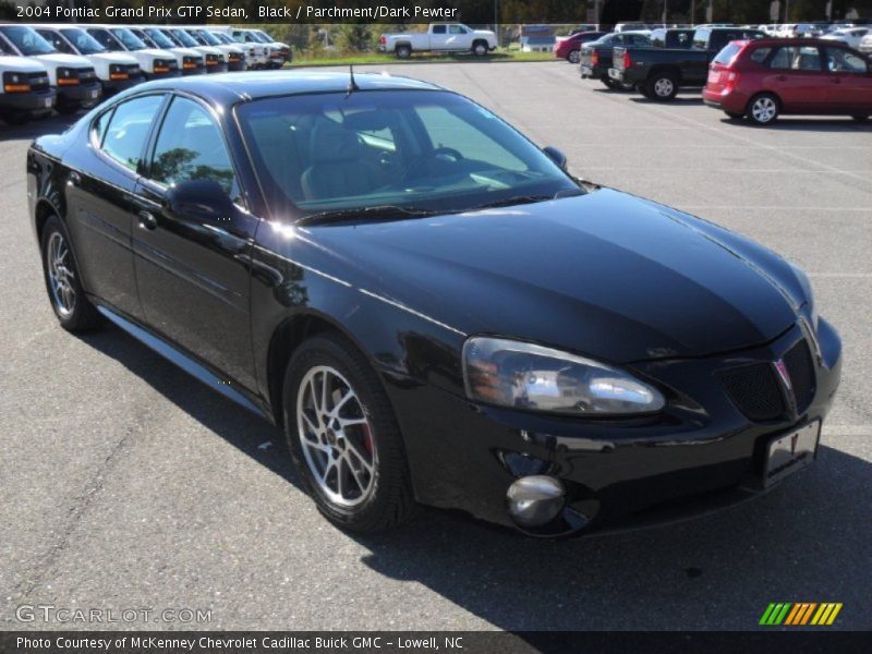 Black / Parchment/Dark Pewter 2004 Pontiac Grand Prix GTP Sedan
