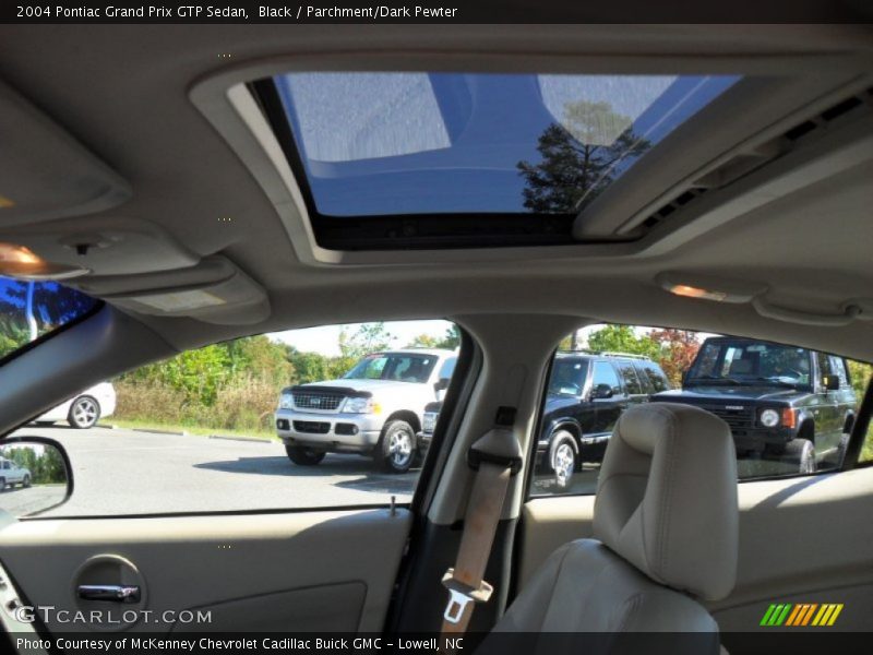 Black / Parchment/Dark Pewter 2004 Pontiac Grand Prix GTP Sedan