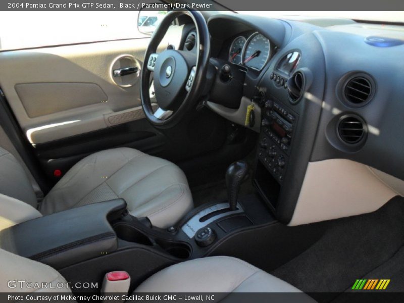 Black / Parchment/Dark Pewter 2004 Pontiac Grand Prix GTP Sedan
