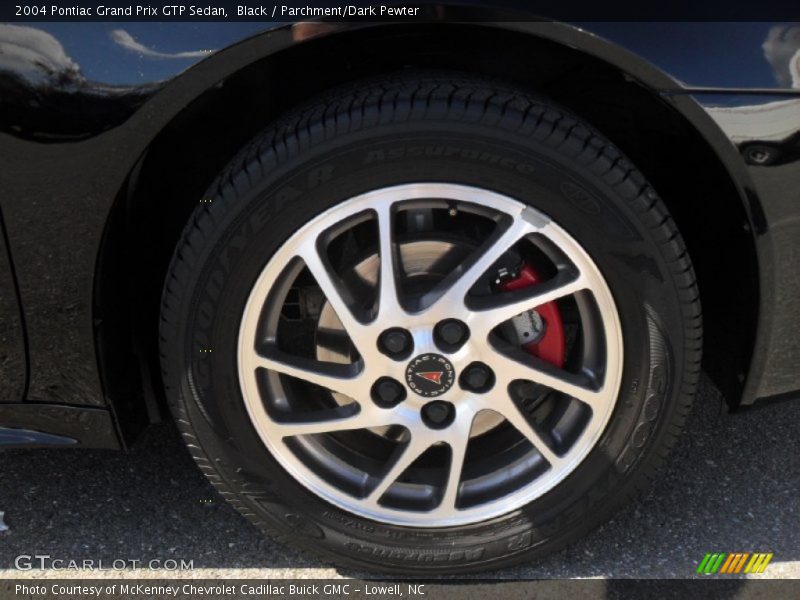 Black / Parchment/Dark Pewter 2004 Pontiac Grand Prix GTP Sedan