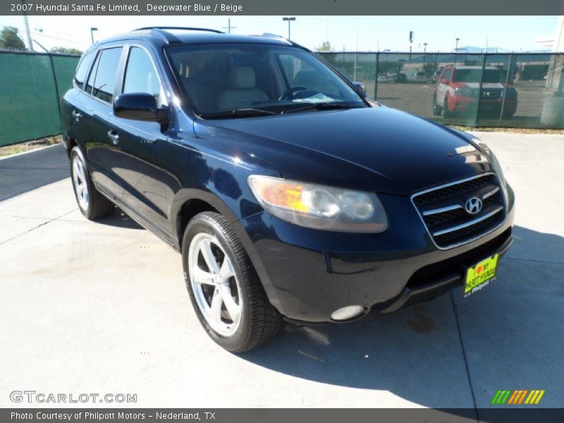 Front 3/4 View of 2007 Santa Fe Limited