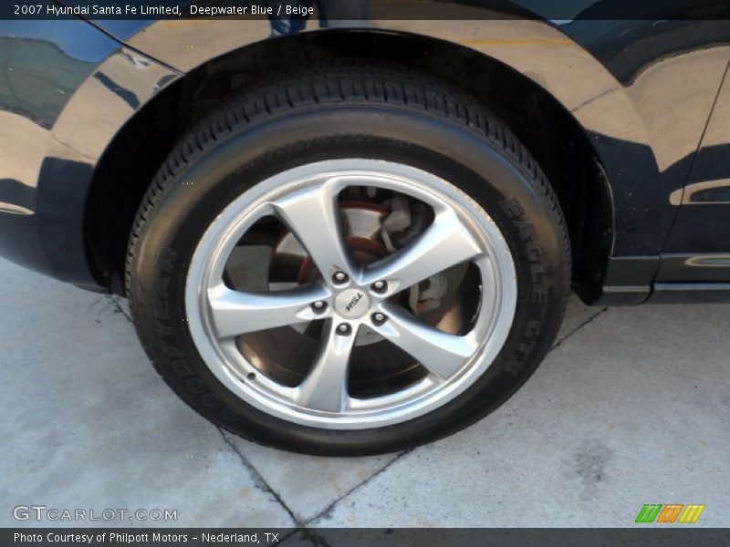 Custom Wheels of 2007 Santa Fe Limited
