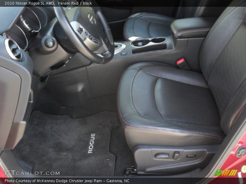 Venom Red / Black 2010 Nissan Rogue SL AWD