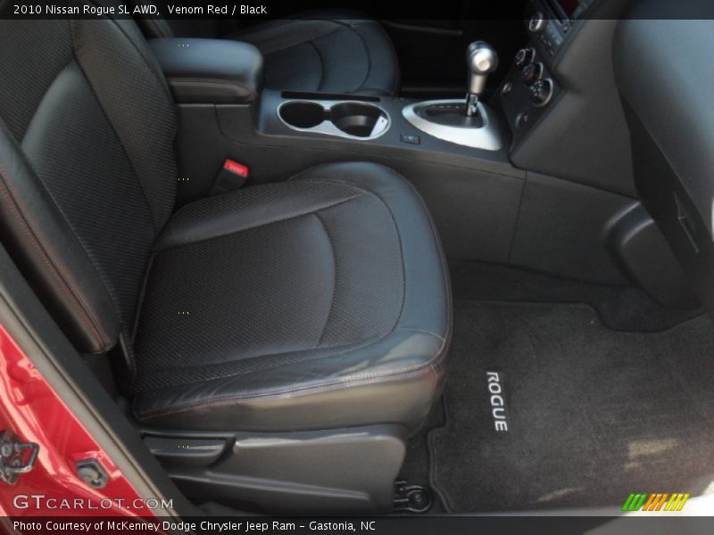 Venom Red / Black 2010 Nissan Rogue SL AWD