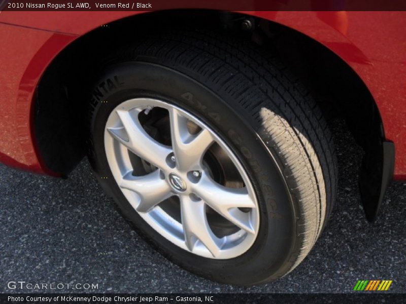 Venom Red / Black 2010 Nissan Rogue SL AWD