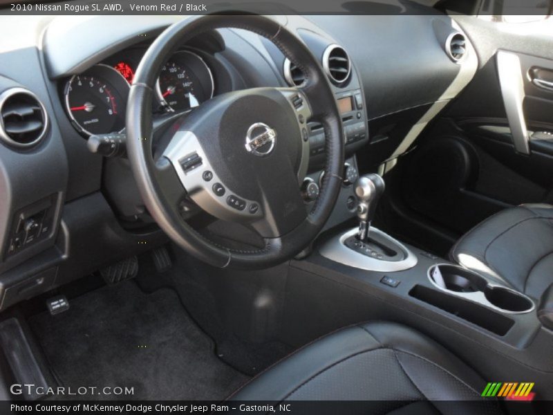 Venom Red / Black 2010 Nissan Rogue SL AWD