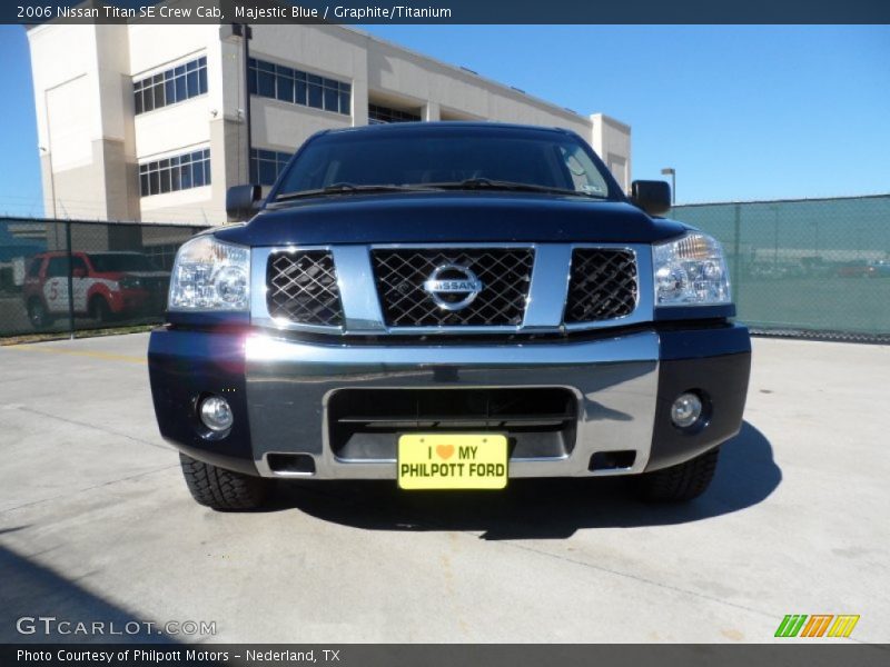 Majestic Blue / Graphite/Titanium 2006 Nissan Titan SE Crew Cab
