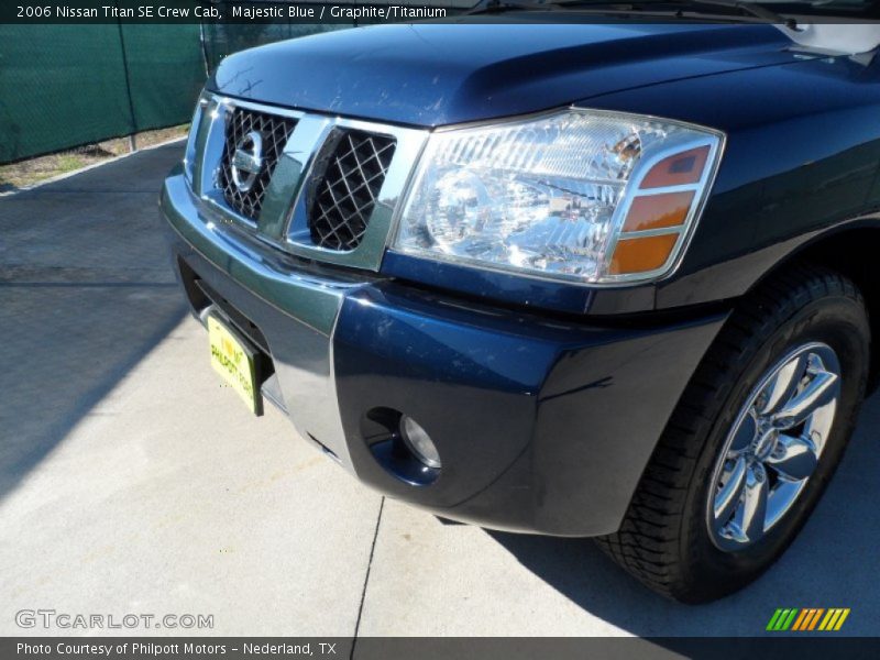 Majestic Blue / Graphite/Titanium 2006 Nissan Titan SE Crew Cab