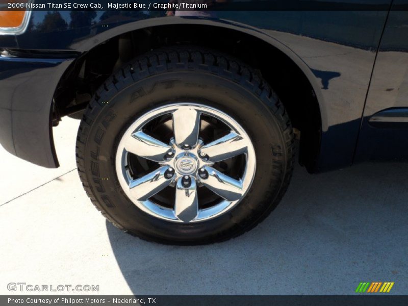 Majestic Blue / Graphite/Titanium 2006 Nissan Titan SE Crew Cab