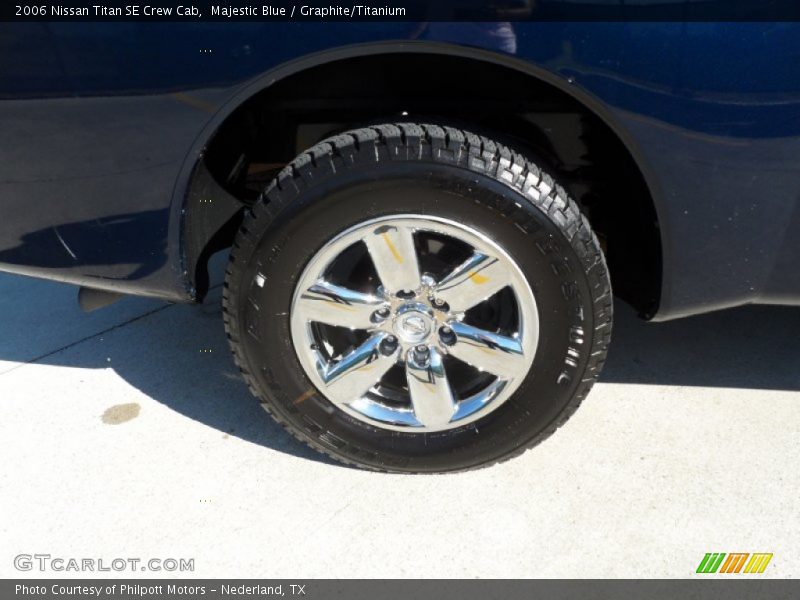 Majestic Blue / Graphite/Titanium 2006 Nissan Titan SE Crew Cab