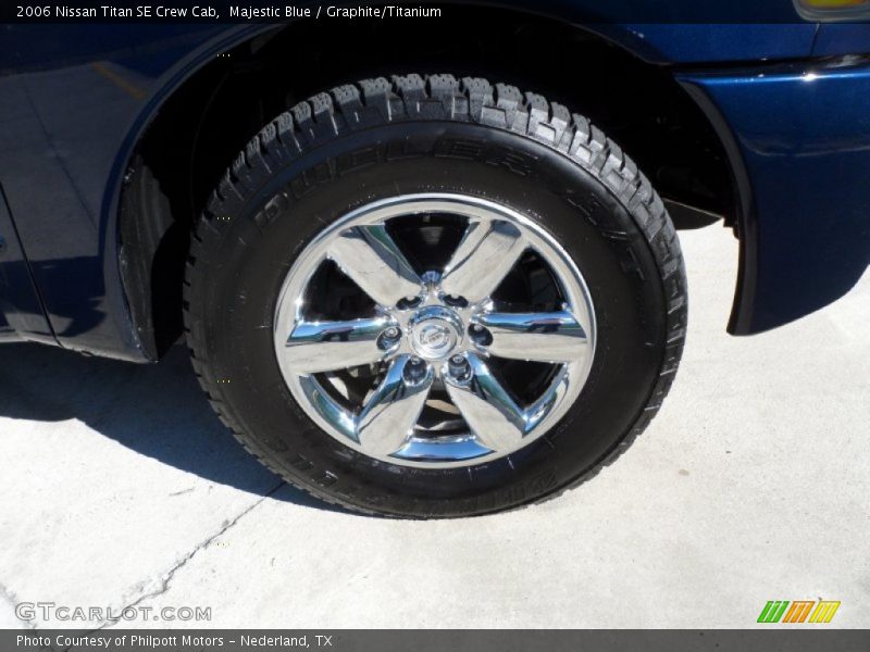 Majestic Blue / Graphite/Titanium 2006 Nissan Titan SE Crew Cab