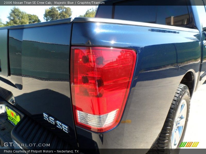 Majestic Blue / Graphite/Titanium 2006 Nissan Titan SE Crew Cab