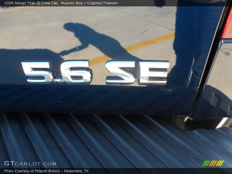 Majestic Blue / Graphite/Titanium 2006 Nissan Titan SE Crew Cab