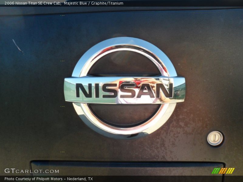 Majestic Blue / Graphite/Titanium 2006 Nissan Titan SE Crew Cab