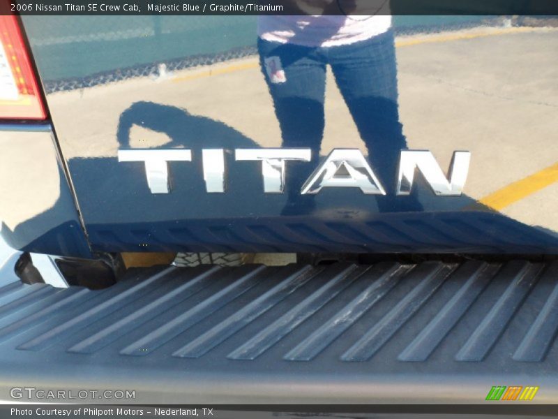 Majestic Blue / Graphite/Titanium 2006 Nissan Titan SE Crew Cab