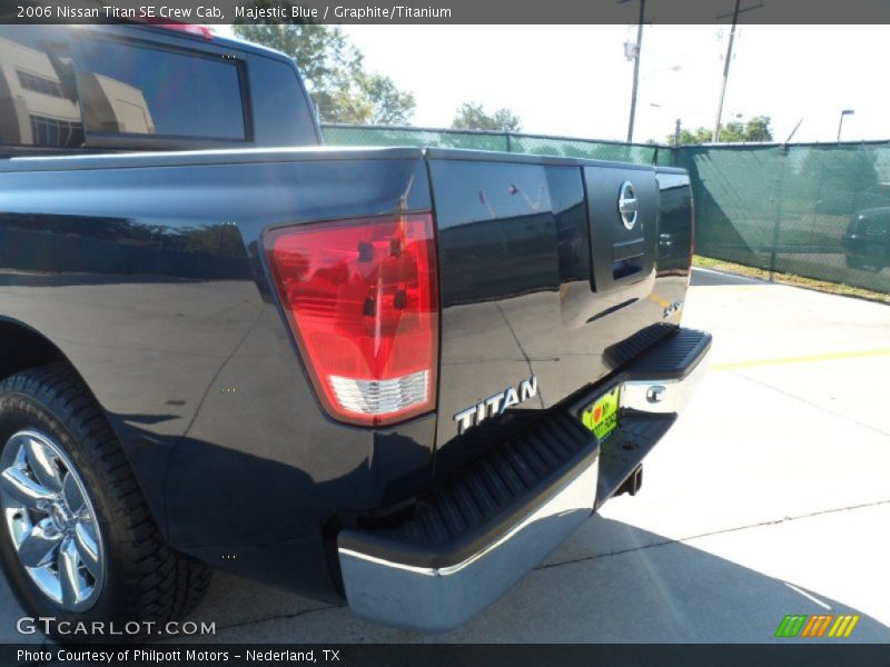Majestic Blue / Graphite/Titanium 2006 Nissan Titan SE Crew Cab