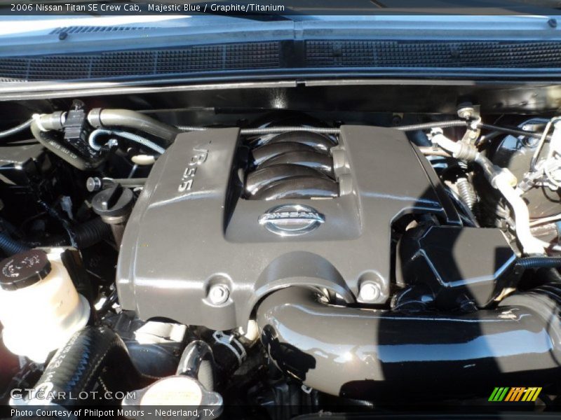 Majestic Blue / Graphite/Titanium 2006 Nissan Titan SE Crew Cab