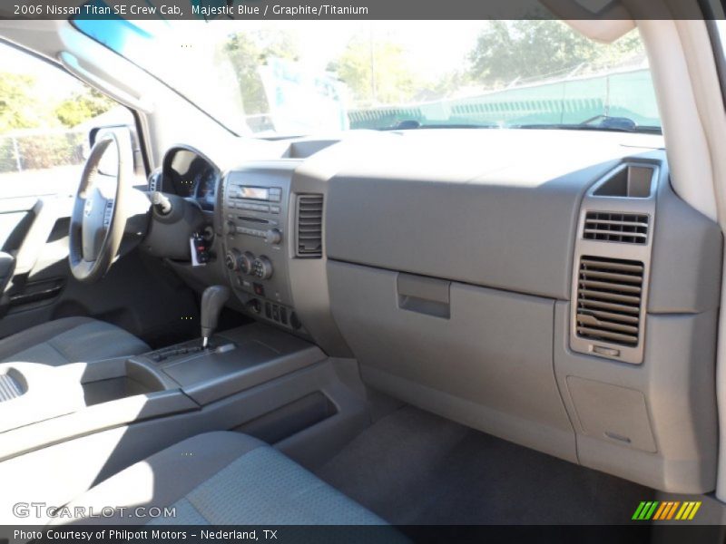 Majestic Blue / Graphite/Titanium 2006 Nissan Titan SE Crew Cab