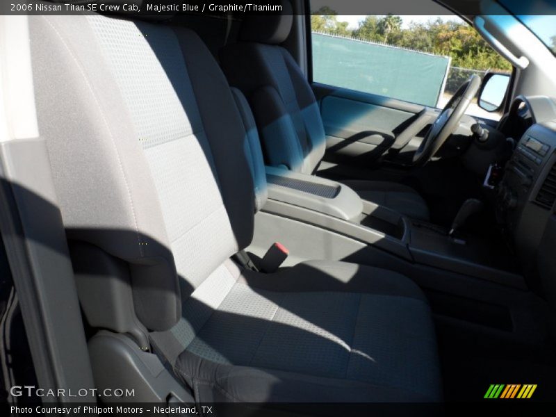 Majestic Blue / Graphite/Titanium 2006 Nissan Titan SE Crew Cab