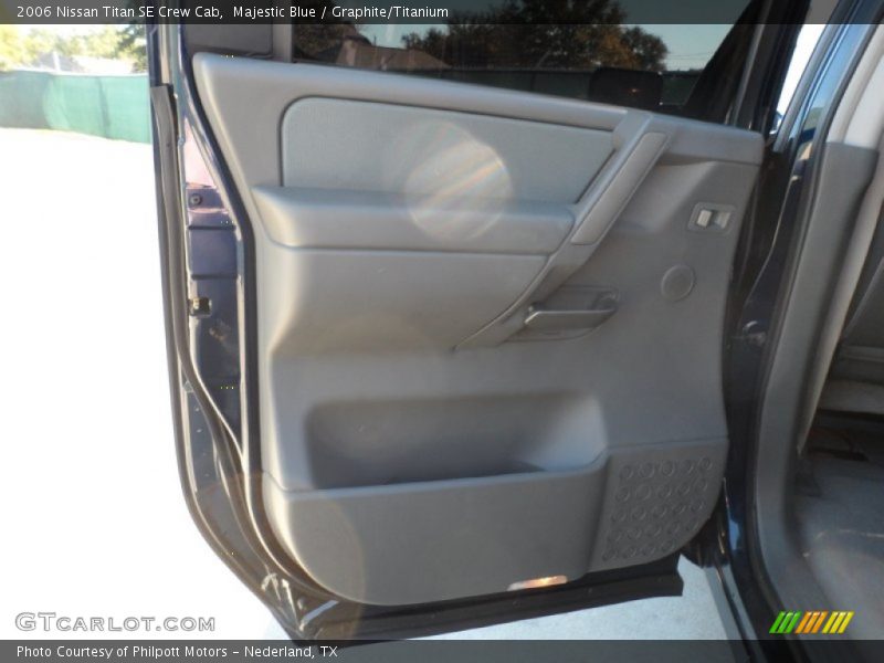 Majestic Blue / Graphite/Titanium 2006 Nissan Titan SE Crew Cab