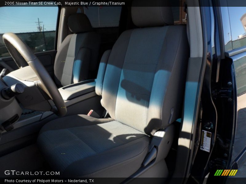 Majestic Blue / Graphite/Titanium 2006 Nissan Titan SE Crew Cab