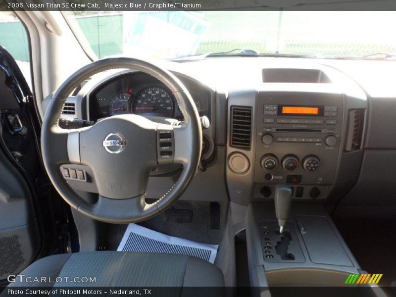 Majestic Blue / Graphite/Titanium 2006 Nissan Titan SE Crew Cab