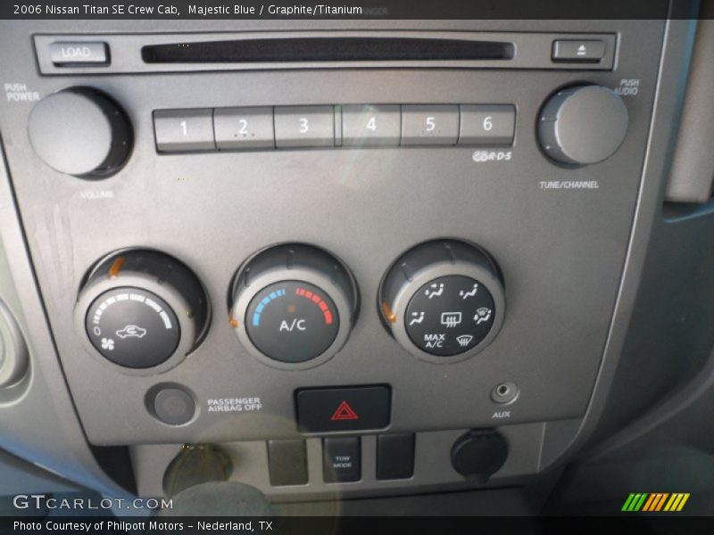 Majestic Blue / Graphite/Titanium 2006 Nissan Titan SE Crew Cab