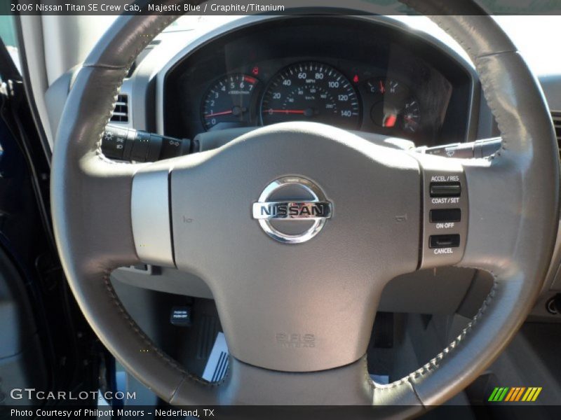 Majestic Blue / Graphite/Titanium 2006 Nissan Titan SE Crew Cab