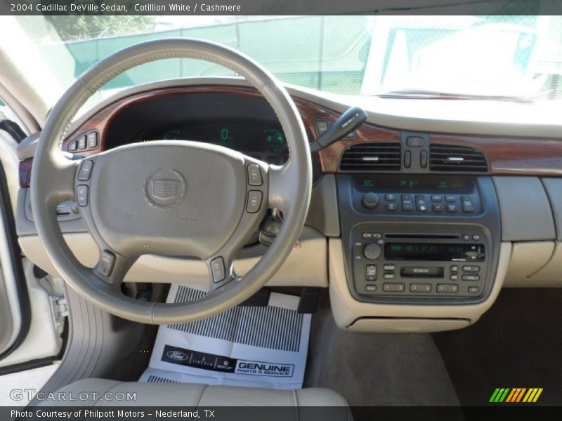 Cotillion White / Cashmere 2004 Cadillac DeVille Sedan