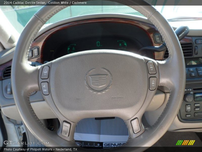 Cotillion White / Cashmere 2004 Cadillac DeVille Sedan
