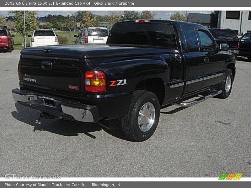 Onyx Black / Graphite 2002 GMC Sierra 1500 SLT Extended Cab 4x4