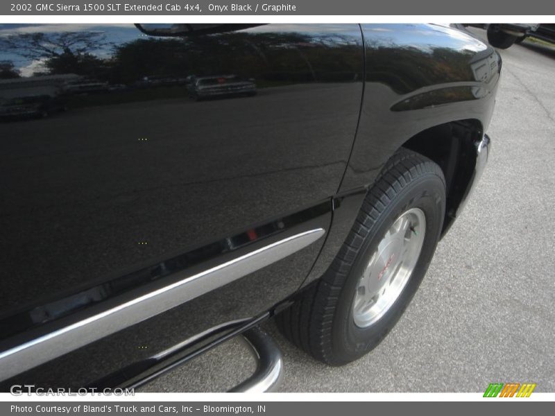 Onyx Black / Graphite 2002 GMC Sierra 1500 SLT Extended Cab 4x4
