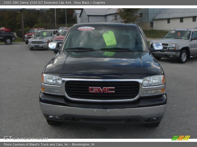 Onyx Black / Graphite 2002 GMC Sierra 1500 SLT Extended Cab 4x4