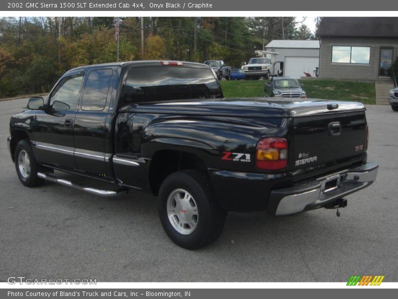 Onyx Black / Graphite 2002 GMC Sierra 1500 SLT Extended Cab 4x4