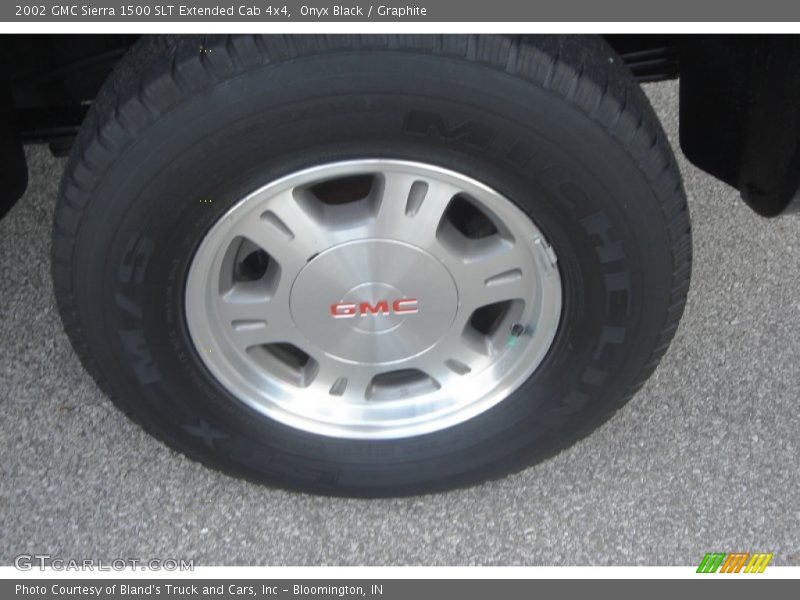 Onyx Black / Graphite 2002 GMC Sierra 1500 SLT Extended Cab 4x4