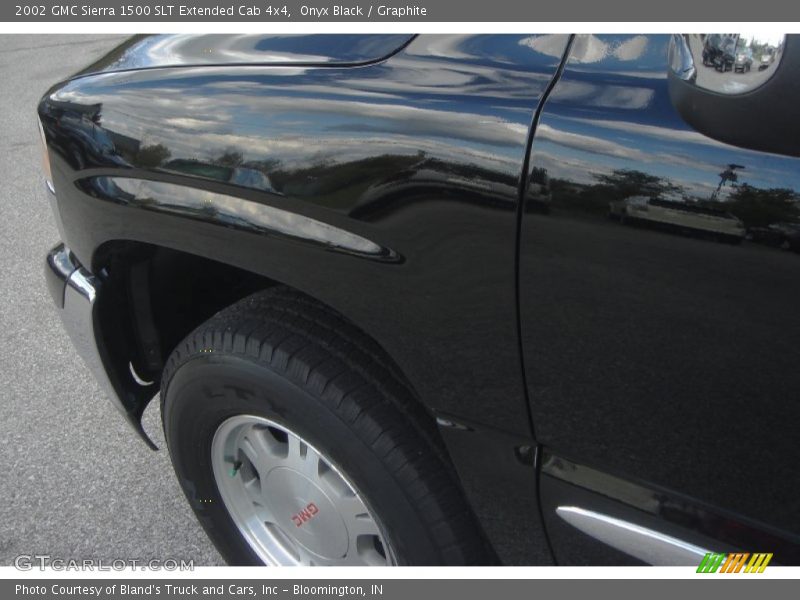 Onyx Black / Graphite 2002 GMC Sierra 1500 SLT Extended Cab 4x4