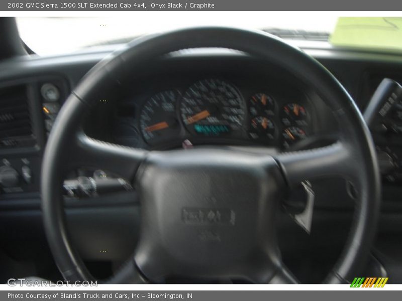 Onyx Black / Graphite 2002 GMC Sierra 1500 SLT Extended Cab 4x4