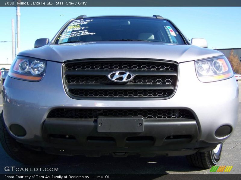 Steel Gray / Gray 2008 Hyundai Santa Fe GLS